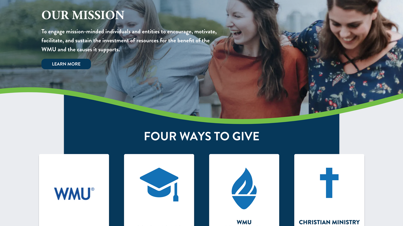Branding, Website, Outsourced Marketing Solution for WMU Foundation